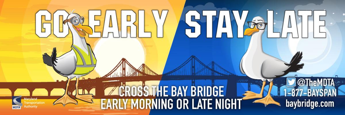 Go Early and Stay Late - Follow link for the best times to travel across the Bay Bridge