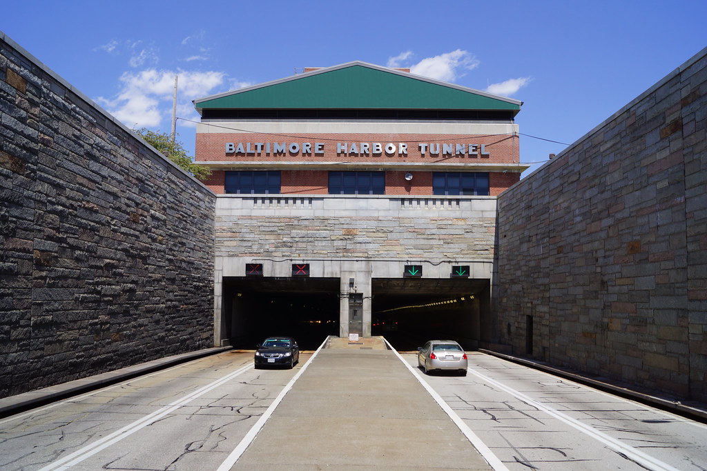 Baltimore Harbor Tunnel Entrance