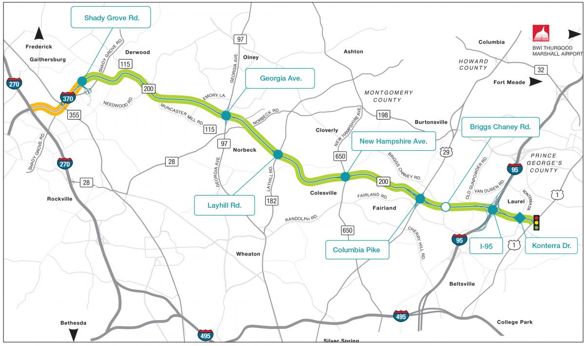 Maryland Toll Roads Map - Living Room Design 2020