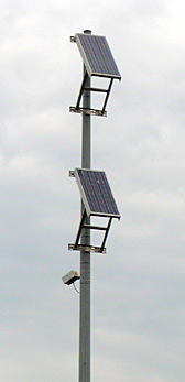 Solar panels  along I-95.